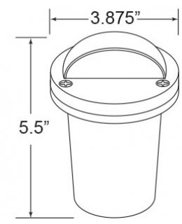 Encore LEDWL-103-LED-6W In-Grade Light 